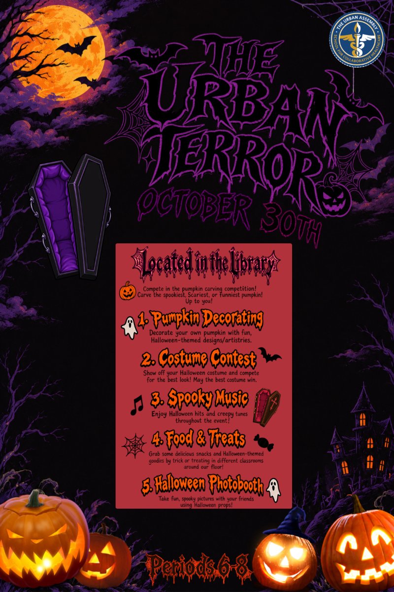 The Urban Terror in the Library October 30th